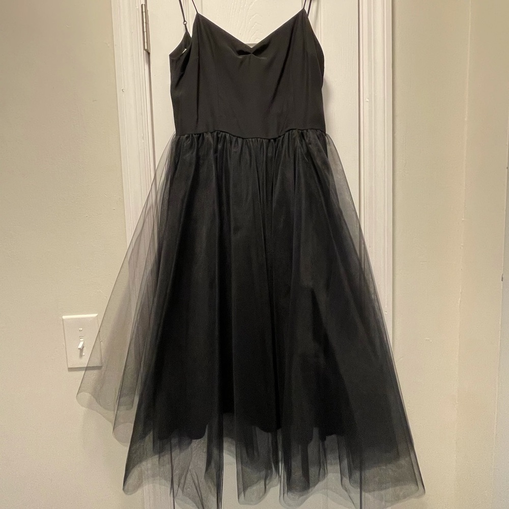 Alexandra Grecco black tulle dress